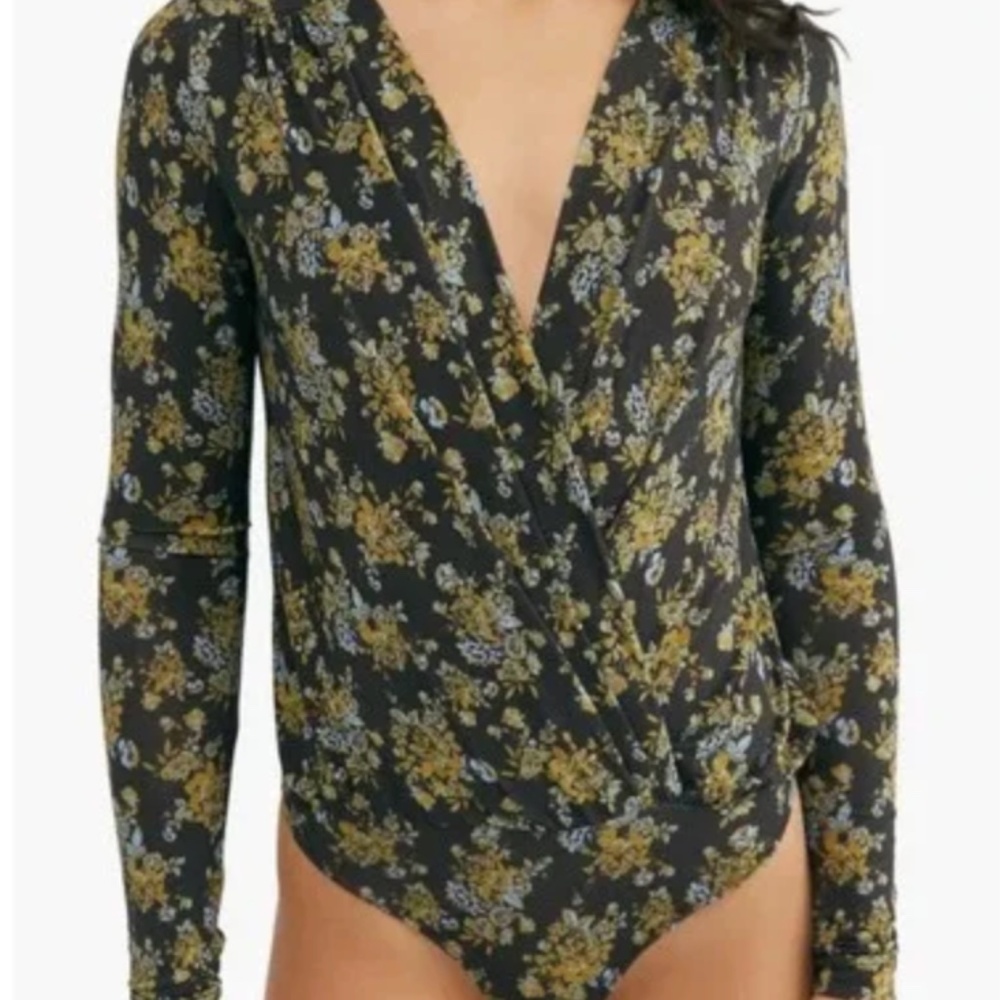 Free People Long Sleeve Bodysuit